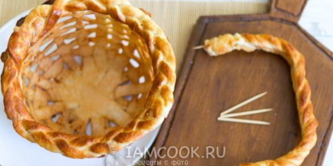 Рецепт пасхальной корзинки из теста