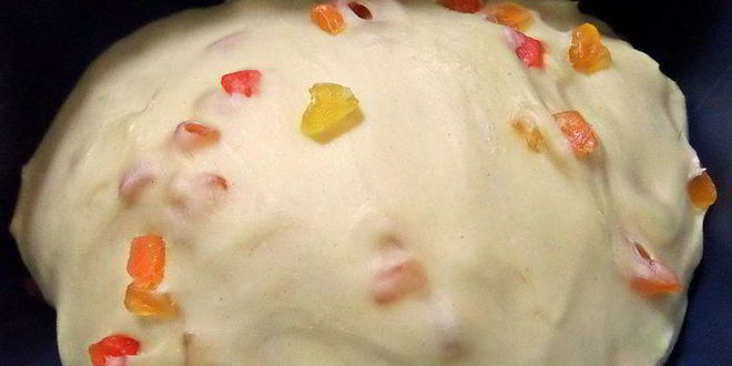 Рецепт пасхальной косы с цукатами