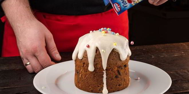 Рецепт пасхального кулича с лимонной глазурью