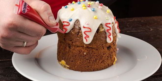 Рецепт пасхального кулича с лимонной глазурью