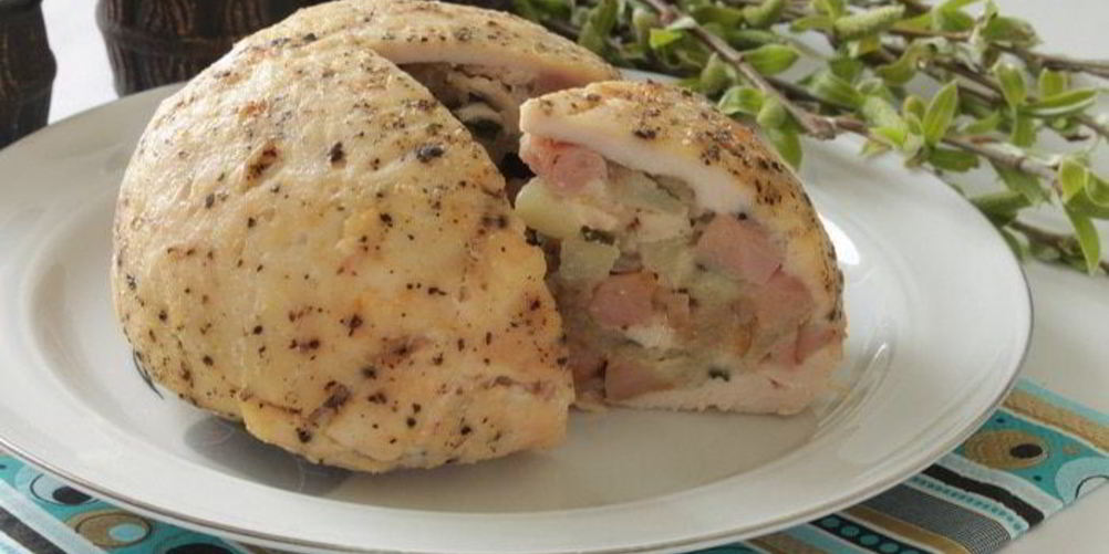 Как приготовить пасхальный купол из куриной грудки