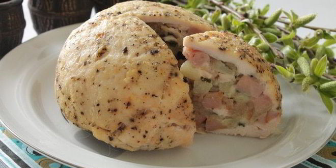 Рецепт пасхального купола из куриной грудки