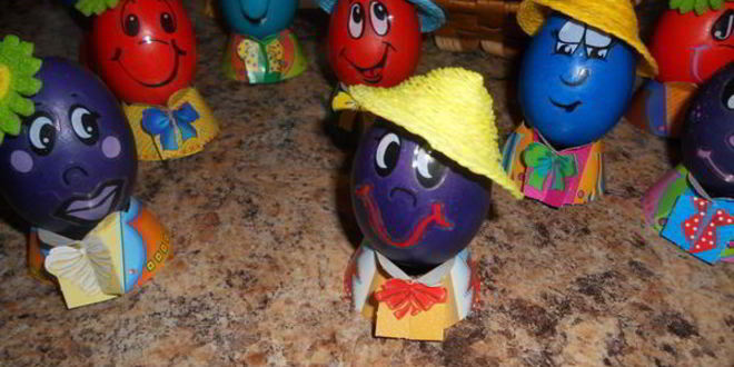 Рецепт пасхальных яиц