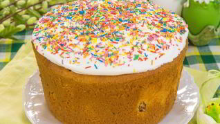 Рецепт Ванильного кулича на сливках