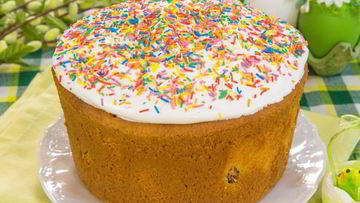 Рецепт Ванильного кулича на сливках