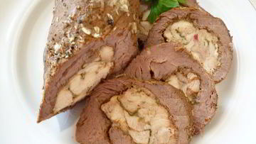 Рецепт Вареного пасхального рулета из говядины