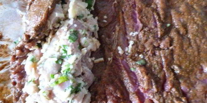 Рецепт вареного пасхального рулета из говядины