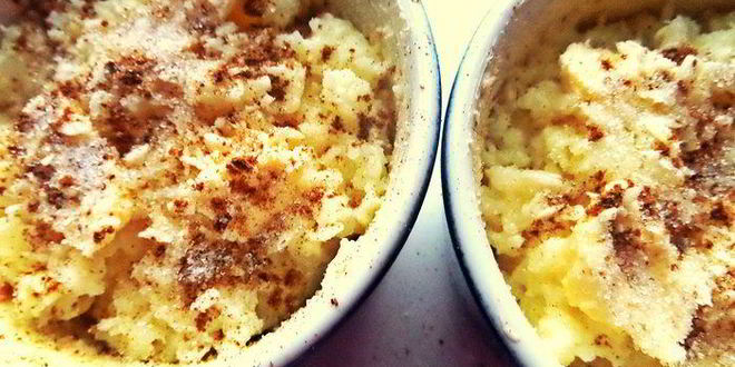 Рецепт пудинга из рисовых хлопьев с корицей