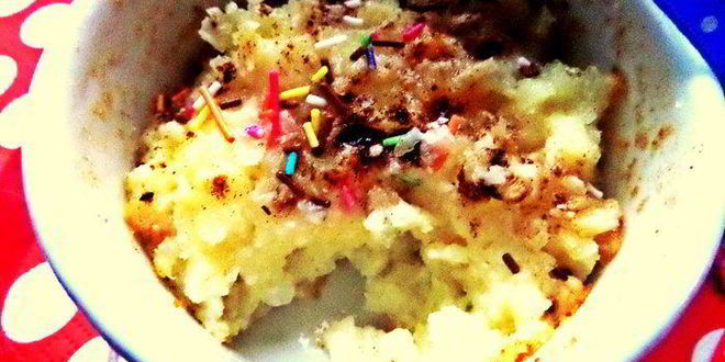 Рецепт пудинга из рисовых хлопьев с корицей