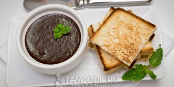 Рецепт шоколадна-ореховой паста