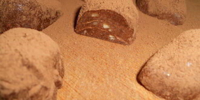 Рецепт шоколадных трюфелей