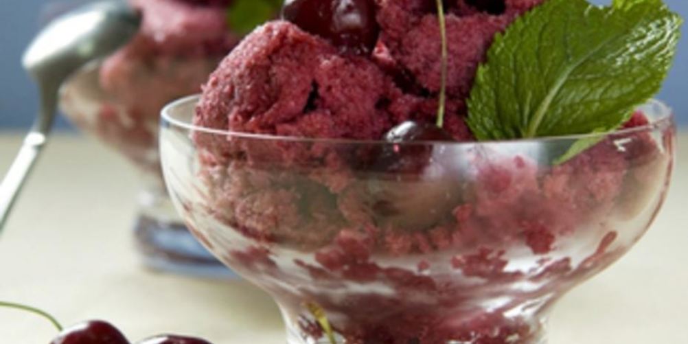 Как приготовить сорбета из черешни с портвейном
