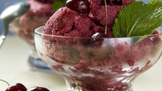 Рецепт Сорбета из черешни с портвейном