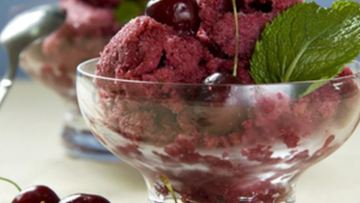 Рецепт Сорбета из черешни с портвейном