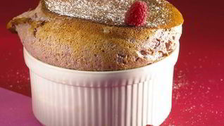 Рецепт Грушева-малинового суфле