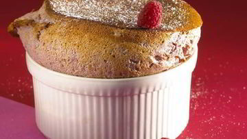 Рецепт Грушева-малинового суфле