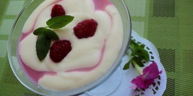 Рецепт малинового суфле