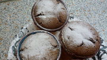 Рецепт Шоколадного суфле с апельсиновым сиропом