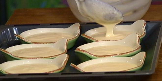 Рецепт сливочного суфле с красной икрой