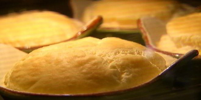 Рецепт сливочного суфле с красной икрой