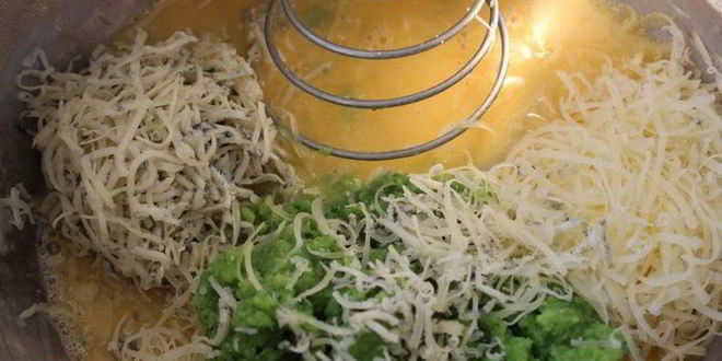 Рецепт суфле из брокколи и двух видов сыра