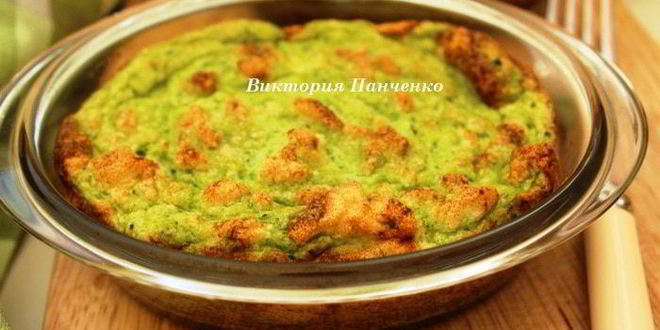 Рецепт суфле из брокколи и двух видов сыра