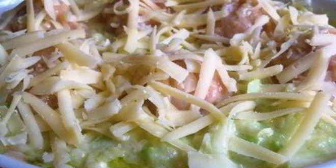 Рецепт суфле из кабачков с куриными фрикадельками