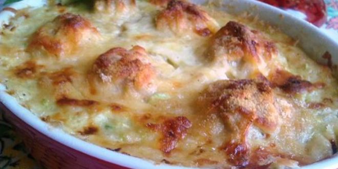 Рецепт суфле из кабачков с куриными фрикадельками