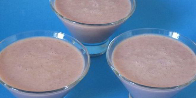 Рецепт суфле из слив со сгущенным молоком