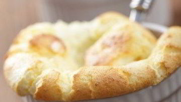 Рецепт Суфле из спаржи и козьего сыра