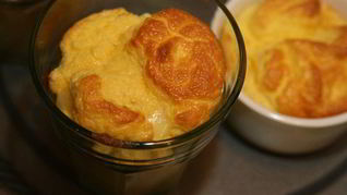 Рецепт Суфле из сыра пеше миньон с мускатным орехом