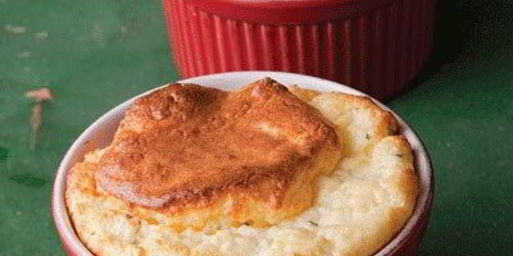 Как приготовить суфле из сыра с ветчиной