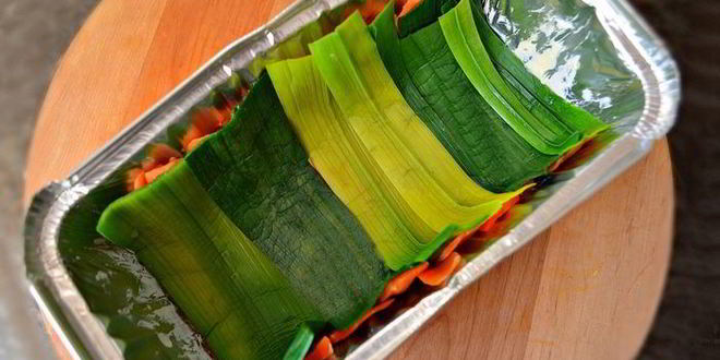 Рецепт суфле из цветной капусты с морковью и луком-пореем