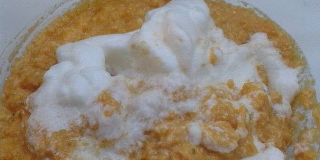 Рецепт суфле из тыквы с креветками