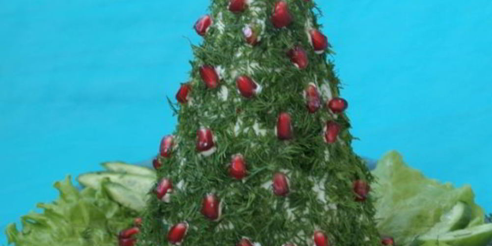 Как приготовить сырное суфле елка с балыком