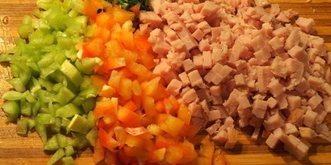 Рецепт сырного суфле елка с балыком