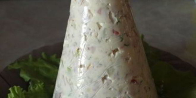 Рецепт сырного суфле елка с балыком