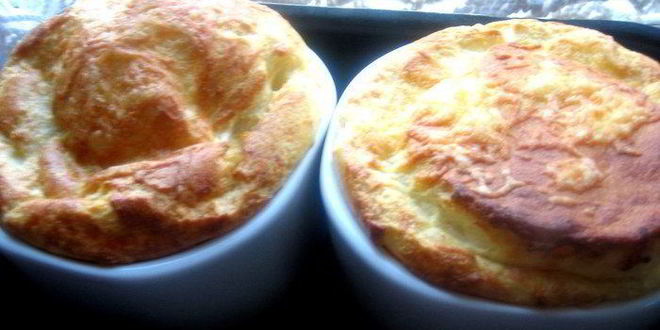 Рецепт сырного суфле с горчицей