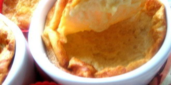 Рецепт сырного суфле с горчицей