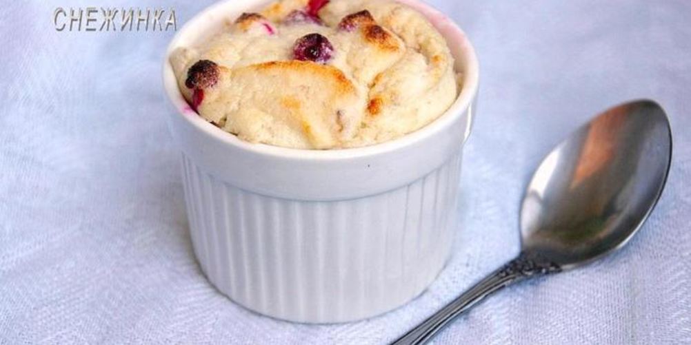 Как приготовить творожно-банановое суфле с брусникой