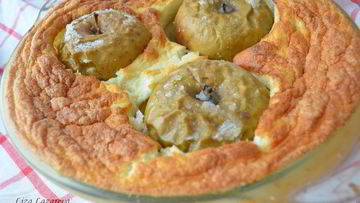 Рецепт Яблок в манном суфле