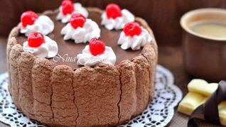 Рецепт Шоколадного тирамису с вишневым ликером