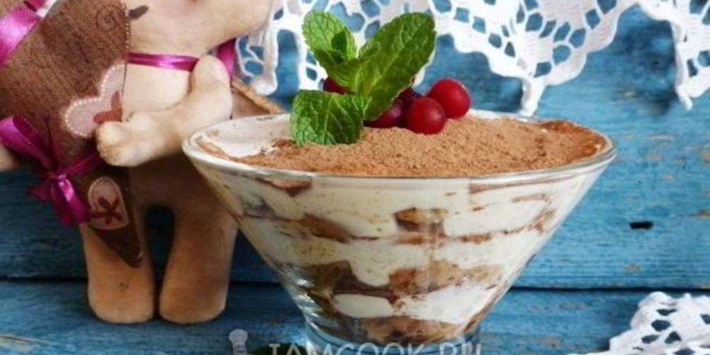 Как приготовить тирамису из печенья