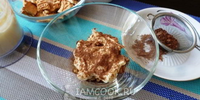 Рецепт тирамису из печенья