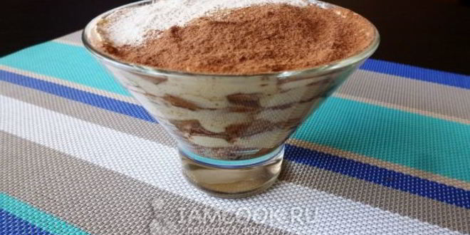 Рецепт тирамису из печенья
