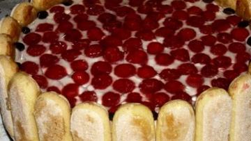 Рецепт Тирамису с малиной