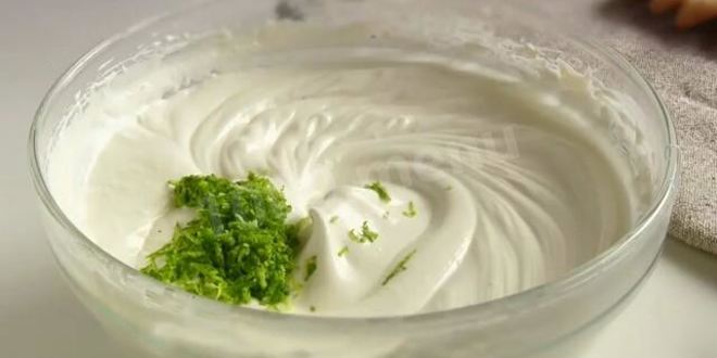 Рецепт тирамису с творогом и лаймом без яиц и алкоголя