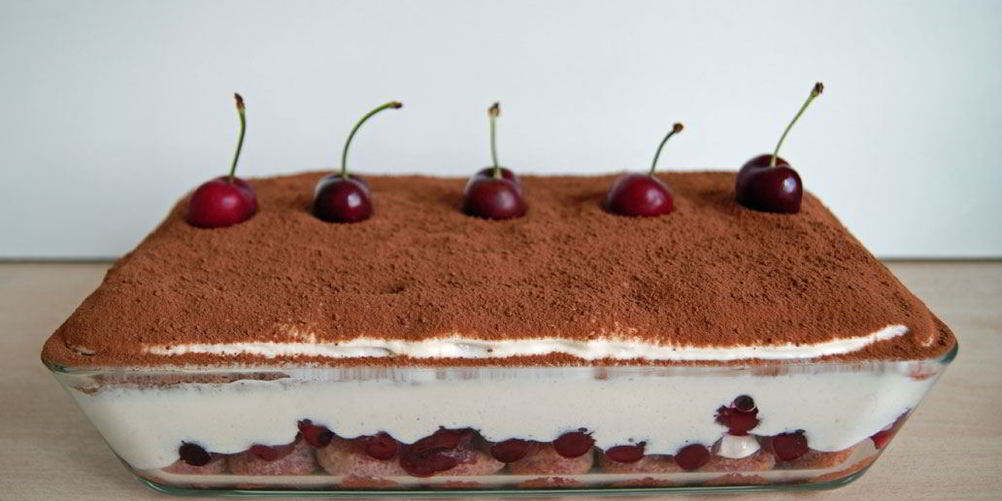 Как приготовить тирамису с вишней