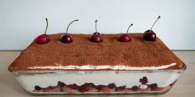 Рецепт тирамису с вишней