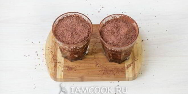 Рецепт тирамису в стакане